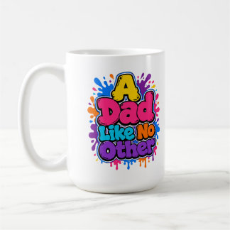 Taza De Café Un PapáComoNingúnOtroColorido Graffiti Día del Pad