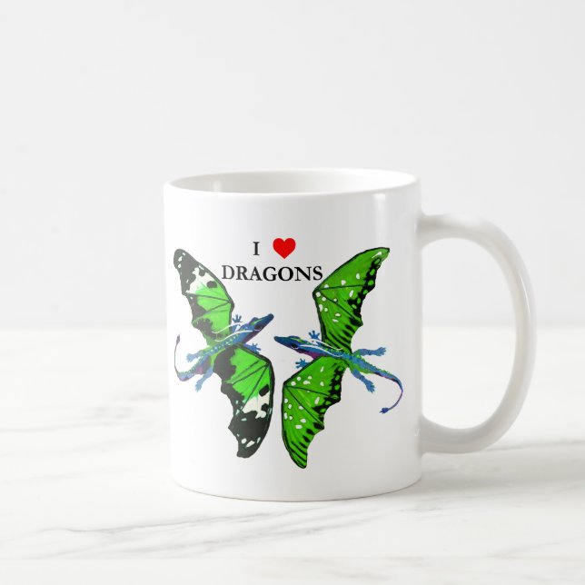 Taza De Café Un par de dragones (Derecha)