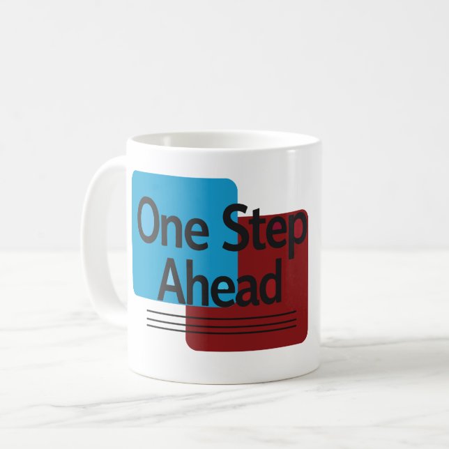 Taza De Café Un Paso Adelante (Anverso izquierdo)