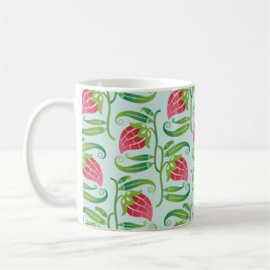 Taza De Café un patrón veraniego sin soldadura con fresas