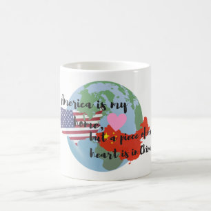 Taza De Café Un pedazo de mi IS-IS China del corazón