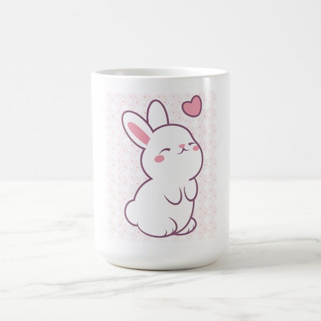 Taza De Café Un pequeño conejo hecho de sentimientos (Centro)