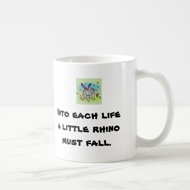 Taza De Café Un pequeño rinoceronte (Derecha)