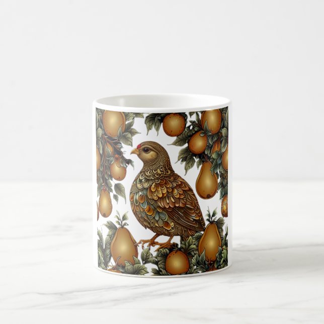 TAZA DE CAFÉ UN PERDIZ EN UN PERAL (Centro)