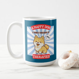 Taza De Café Un perro feliz Shiba perro lindo