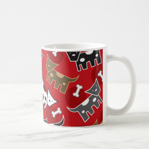 Taza De Café Un Personalizado divertido encontró perros con per