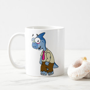 Taza De Café Un Personalizado Parasaurolophus Se Vestió Como Un