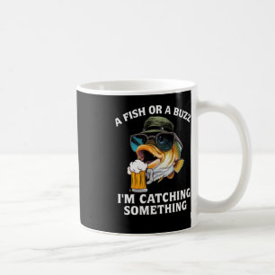 Taza De Café Un pez o un zumbido estoy pescando algo