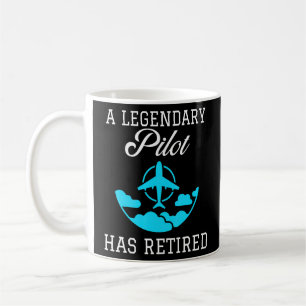 Taza De Café Un Piloto Legendario Ha Retirado Su Jubilación Gra