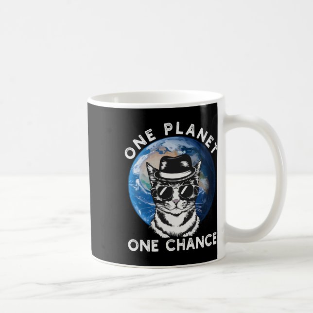 Taza De Café Un planeta una oportunidad Día de la Madre Tierra  (Derecha)