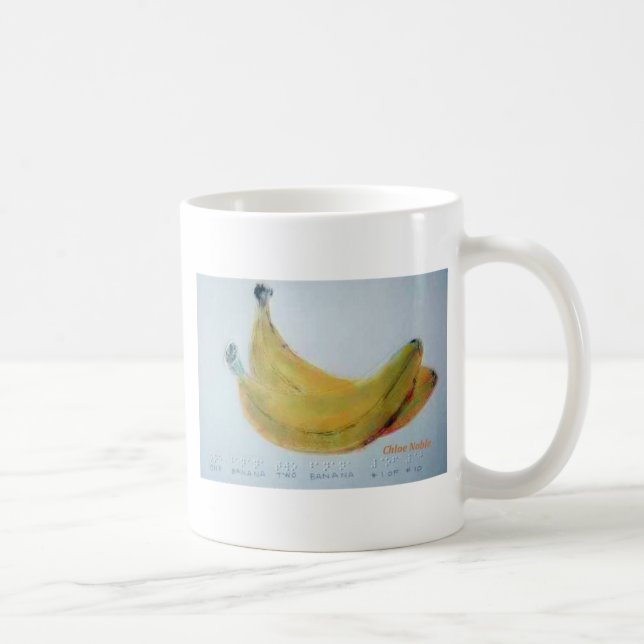 Taza De Café Un plátano, dos plátanos (Derecha)