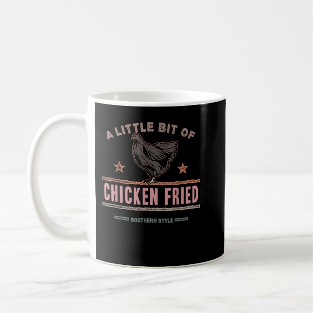 Taza De Café Un poco de pollo frito de comida rápida del sur L (Izquierda)