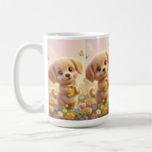 Taza De Café Un poco de sol y un plátano