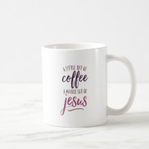 Un poco del café a la porción entera de Jesús