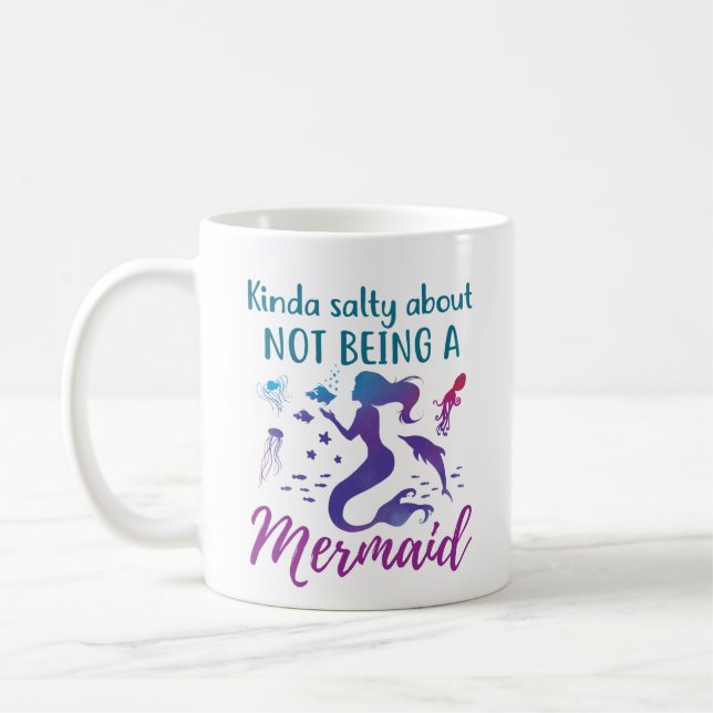 Taza De Café Un poco salada sobre no ser una sirena (Izquierda)