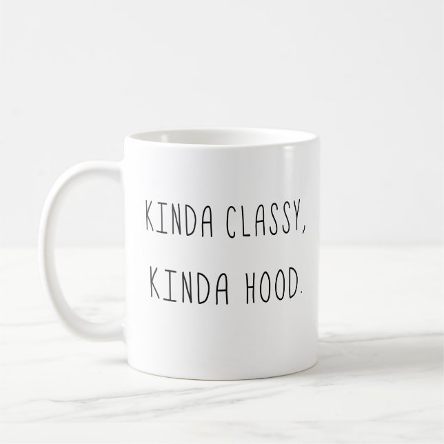 Taza De Café Un poco un poco capilla con clase (Izquierda)
