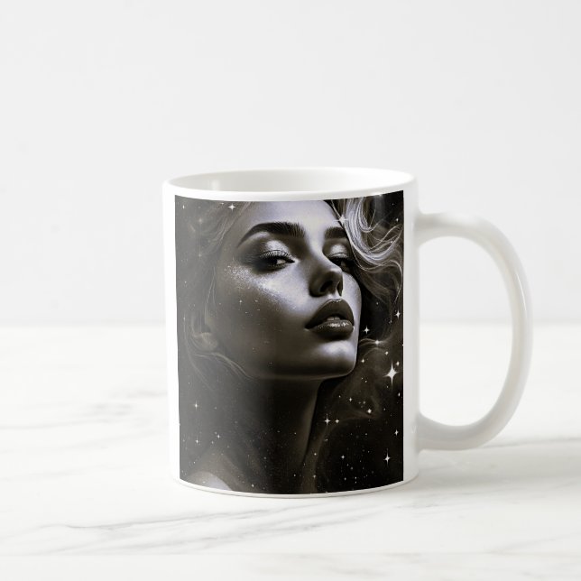Taza De Café Un portrait cinématographique en noir et blanc. (Derecha)