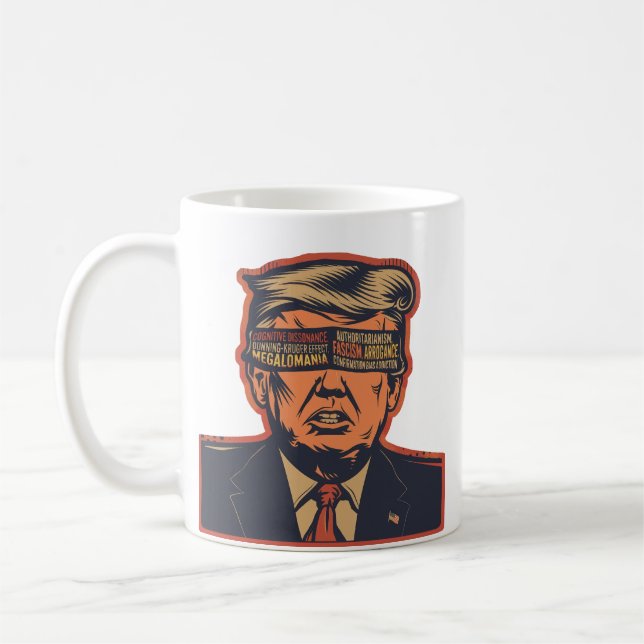 Taza De Café Un presidente con los ojos vendados por problemas  (Izquierda)