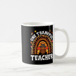 Taza De Café Un profesor agradecido Turquía Día de Acción de Gr