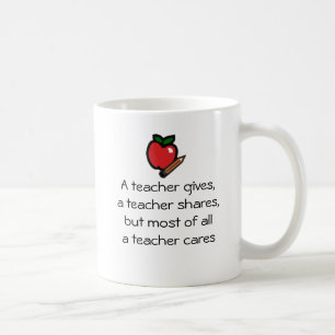 Taza De Café Un profesor cuida
