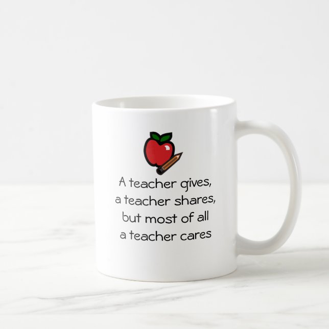 Taza De Café Un profesor cuida (Derecha)