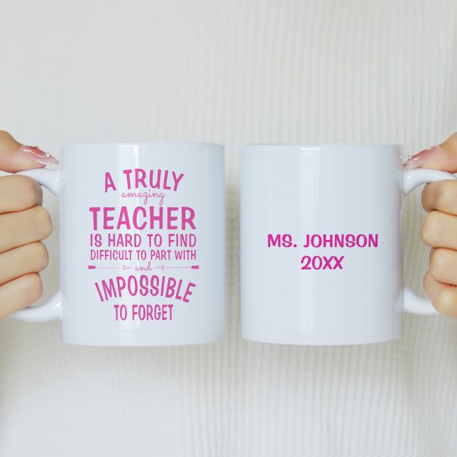 Taza De Café Un profesor verdaderamente asombroso de café rosa  (Subido por el creador)