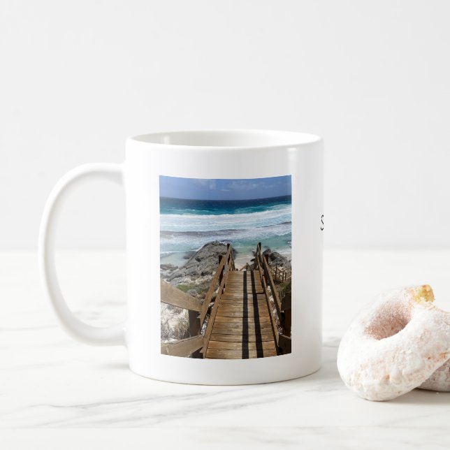 Taza De Café Un Puente Para Alguien Especial Mug (Con donut)