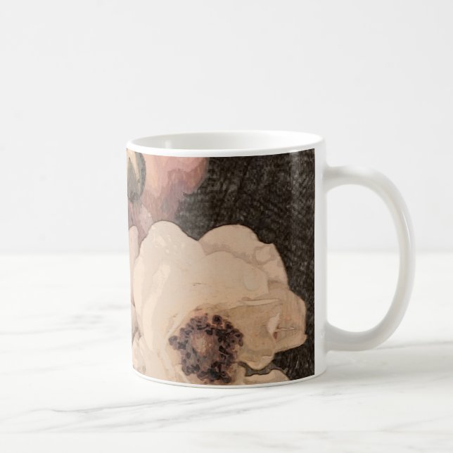 Taza De Café Un ramo de flores... (Derecha)