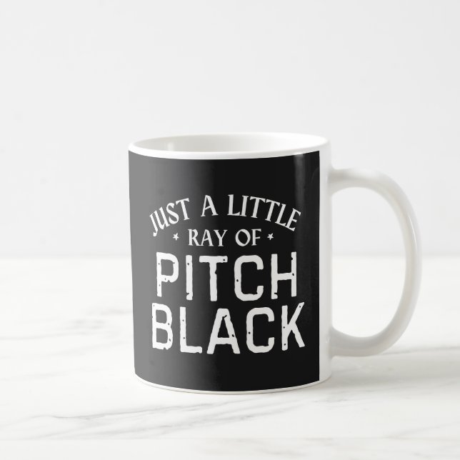 Taza De Café Un Rayo De Negro Pitch (Derecha)