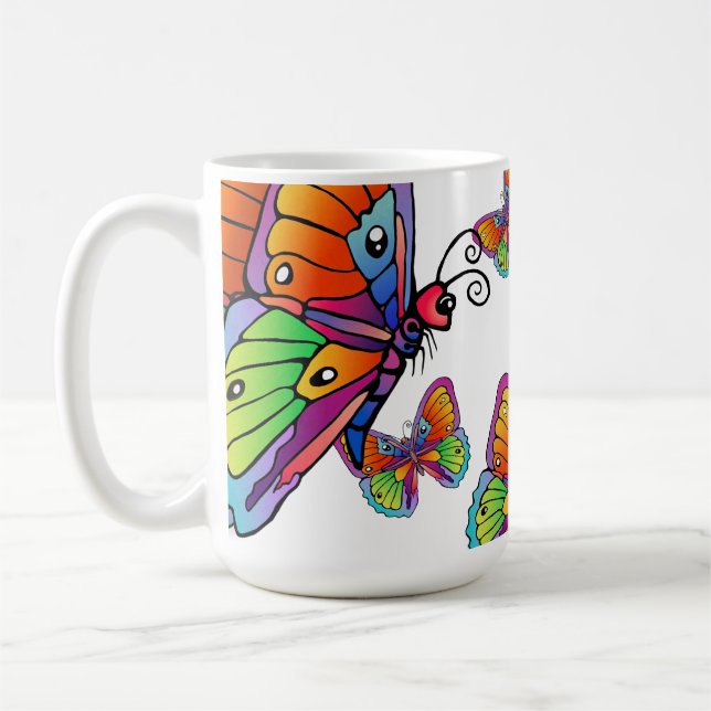 Taza De Café Un rebaño de mariposas (Izquierda)