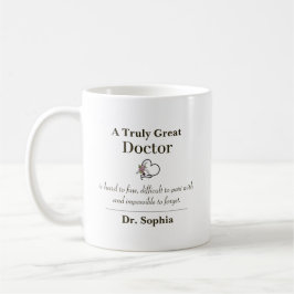 Taza De Café Un regalo de agradecimiento para un médico verdade