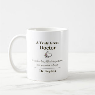 Taza De Café Un regalo de agradecimiento para un médico verdade