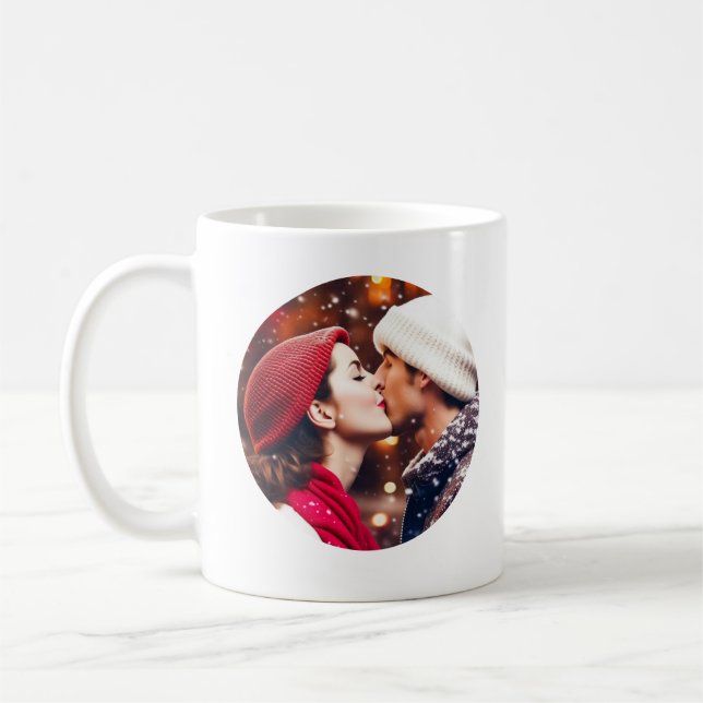 Taza De Café Un regalo de foto de Keepsake romántico (Izquierda)