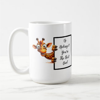 Taza De Café Un regalo gracioso de papá con una divertida y pec