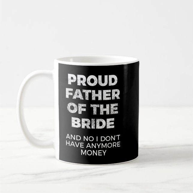 Taza De Café Un regalo gracioso para el padre de la novia (Izquierda)