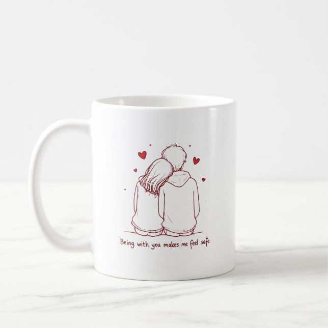 Taza De Café Un regalo romántico para tu otro significativo (Izquierda)