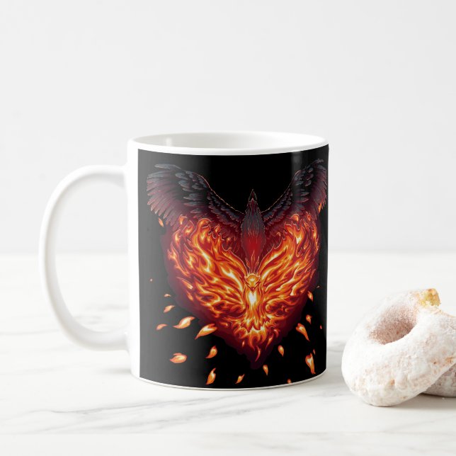 Taza De Café Un renacimiento del corazón (Con donut)