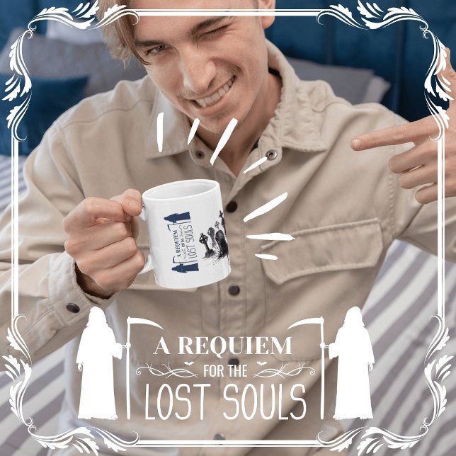 Taza De Café Un réquiem para las almas perdidas (A Requiem for the Lost Souls cover from The Beekeeper Store)