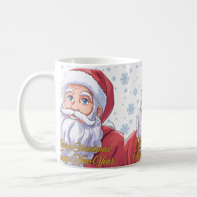 Taza De Café Un retrato de Santa Claus (Izquierda)