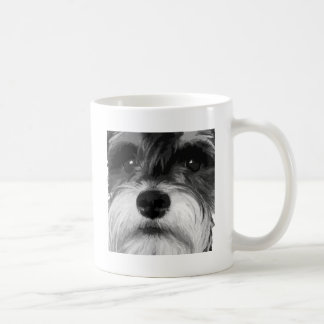 Taza De Café Un Schnauzer miniatura blanco y negro
