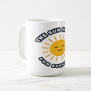 Taza De Café Un sol brilla Mug