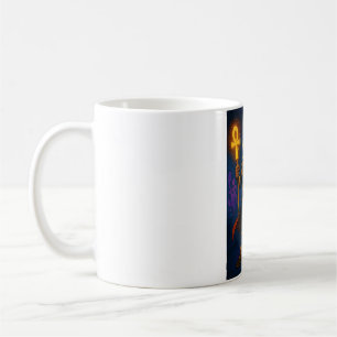Taza De Café Un superhéroe con características faraónicas