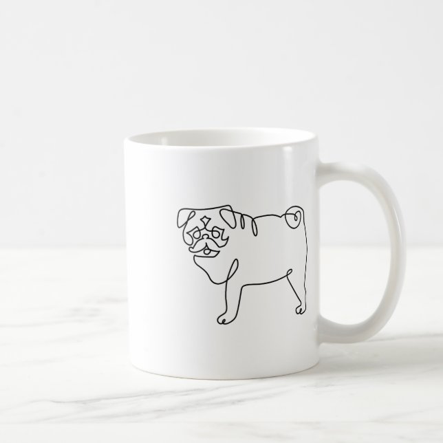 Taza De Café Un tatuaje de punción de línea _1 (Derecha)