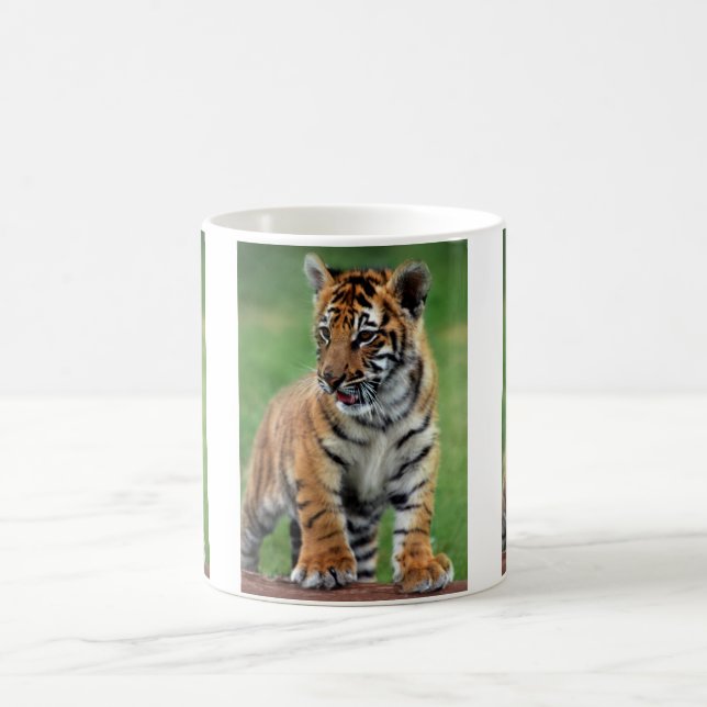 Taza De Café Un tigre bebé lindo (Centro)