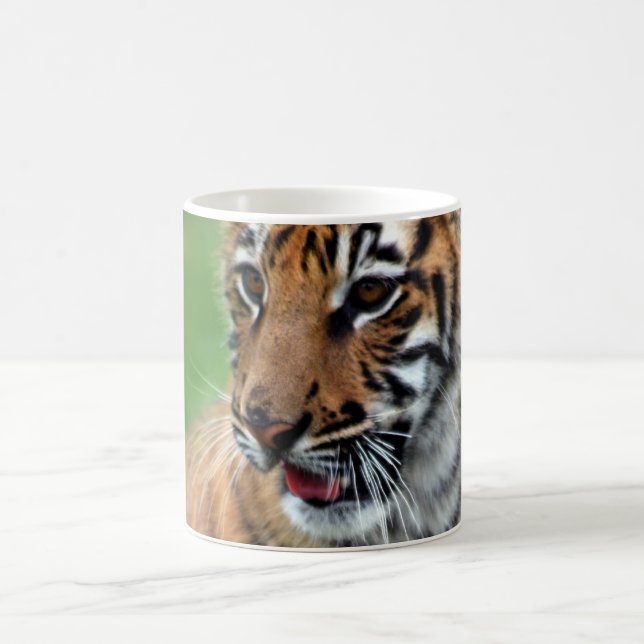 Taza De Café Un tigre bebé lindo (Centro)
