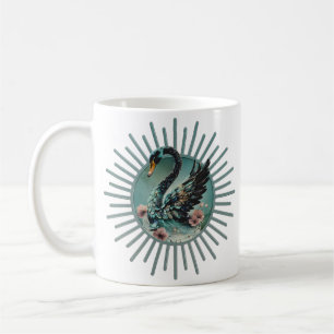 Taza De Café Un toque de fantasía y elegancia, el cisne del sue
