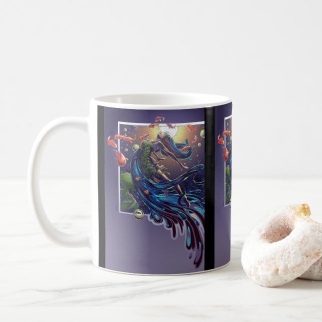Taza De Café Un tramo de la imaginación (Con donut)