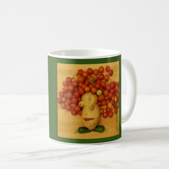 Taza De Café Un vegetariano mug Roseanna (Anverso derecho)
