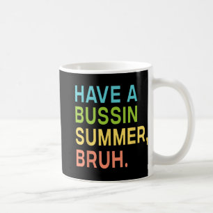 Taza De Café Un verano genial, hermano, maestro, estamos fuera 