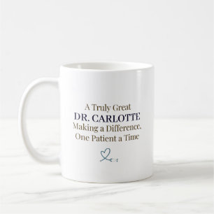 Taza De Café Un Verdaderamente Gran Doctor Agradecimiento Perso